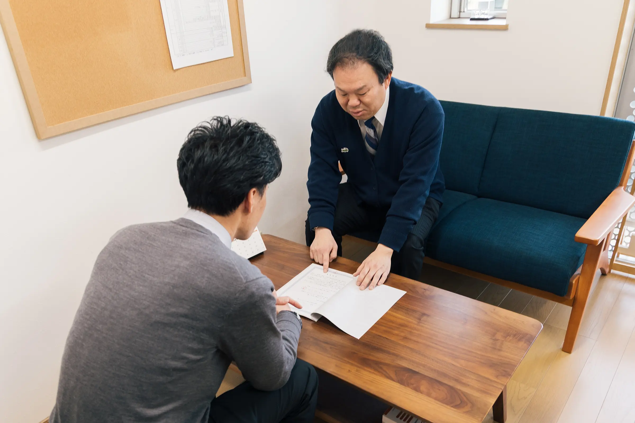 急かさず、押しつけない。まずはじっくりお話を伺います。