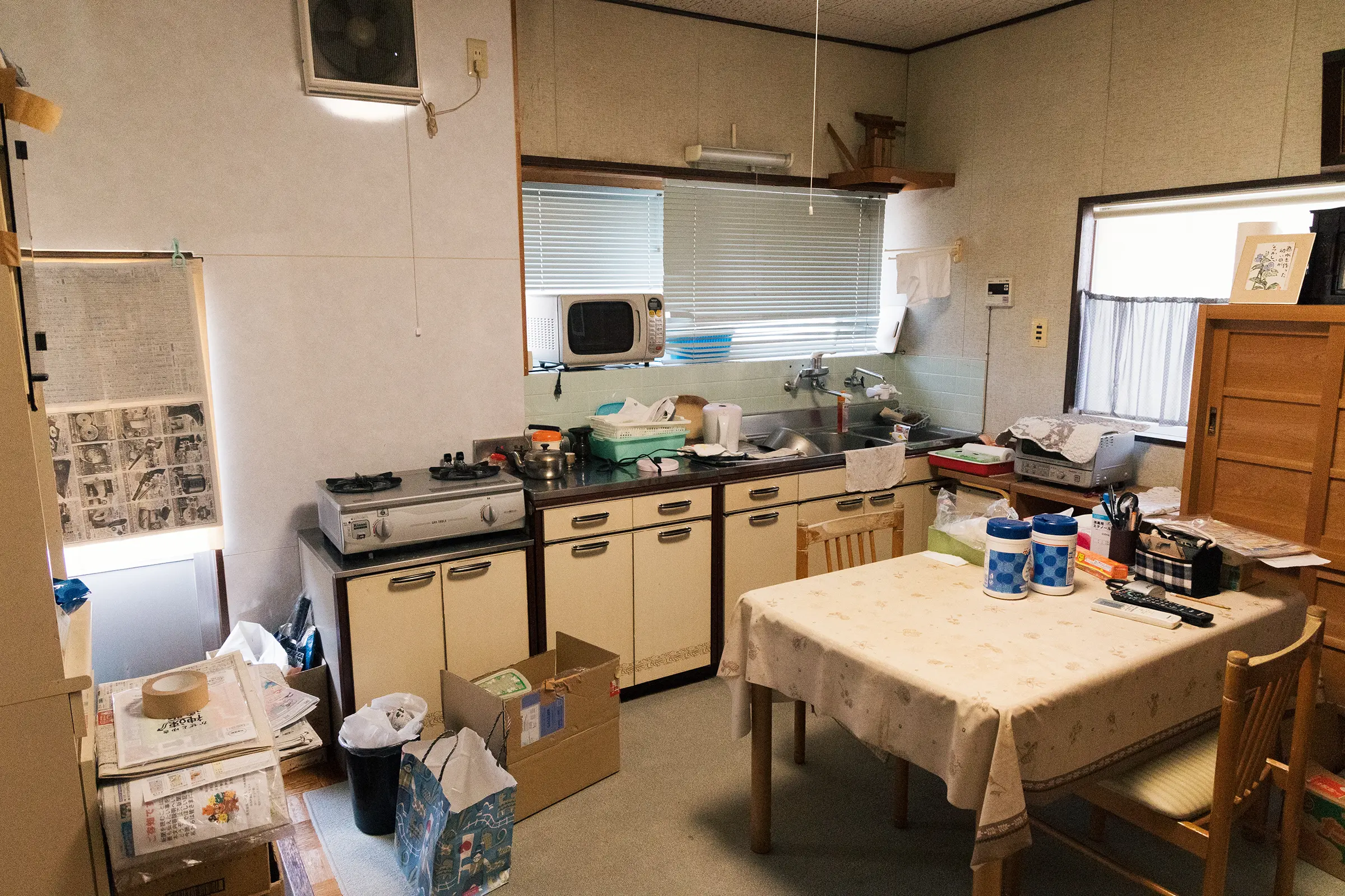 古い家・荷物がそのままでも、気にせず相談できます。